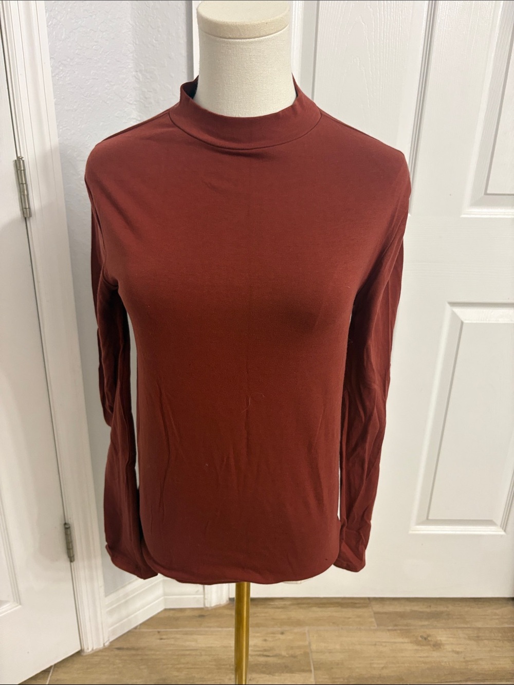 Zenana Outfitters Long Sleeve Tee Trio - Black, Coral, Rust - Picture 3 of 4
